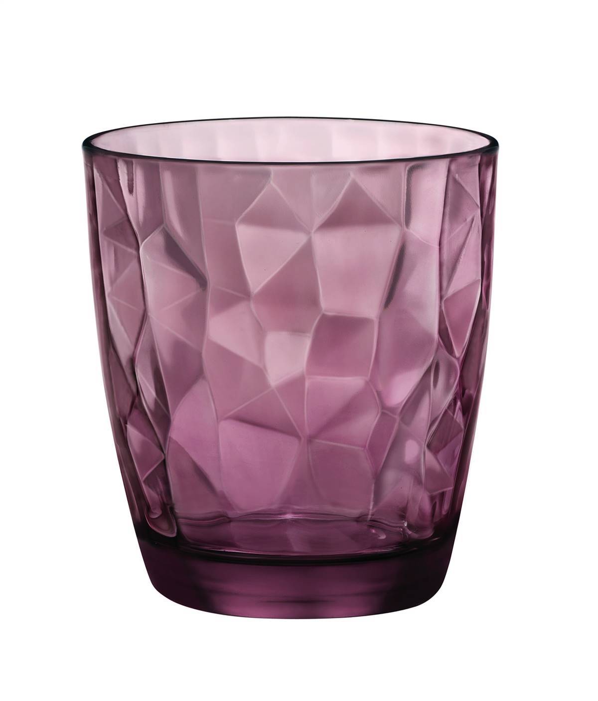 כוס מזכוכית צבעונית DIAMOND