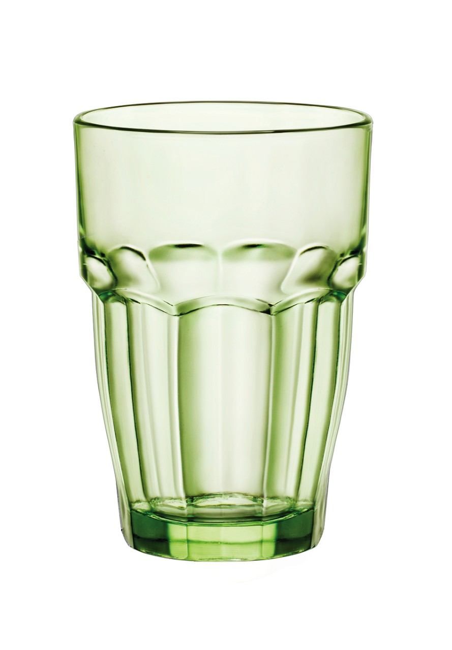 כוסות מזכוכית צבעונית ROCK BAR