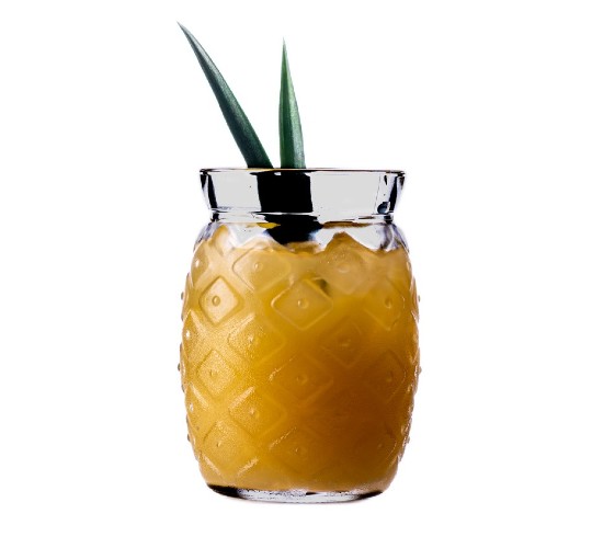 Стеклянный стакан в виде ананаса