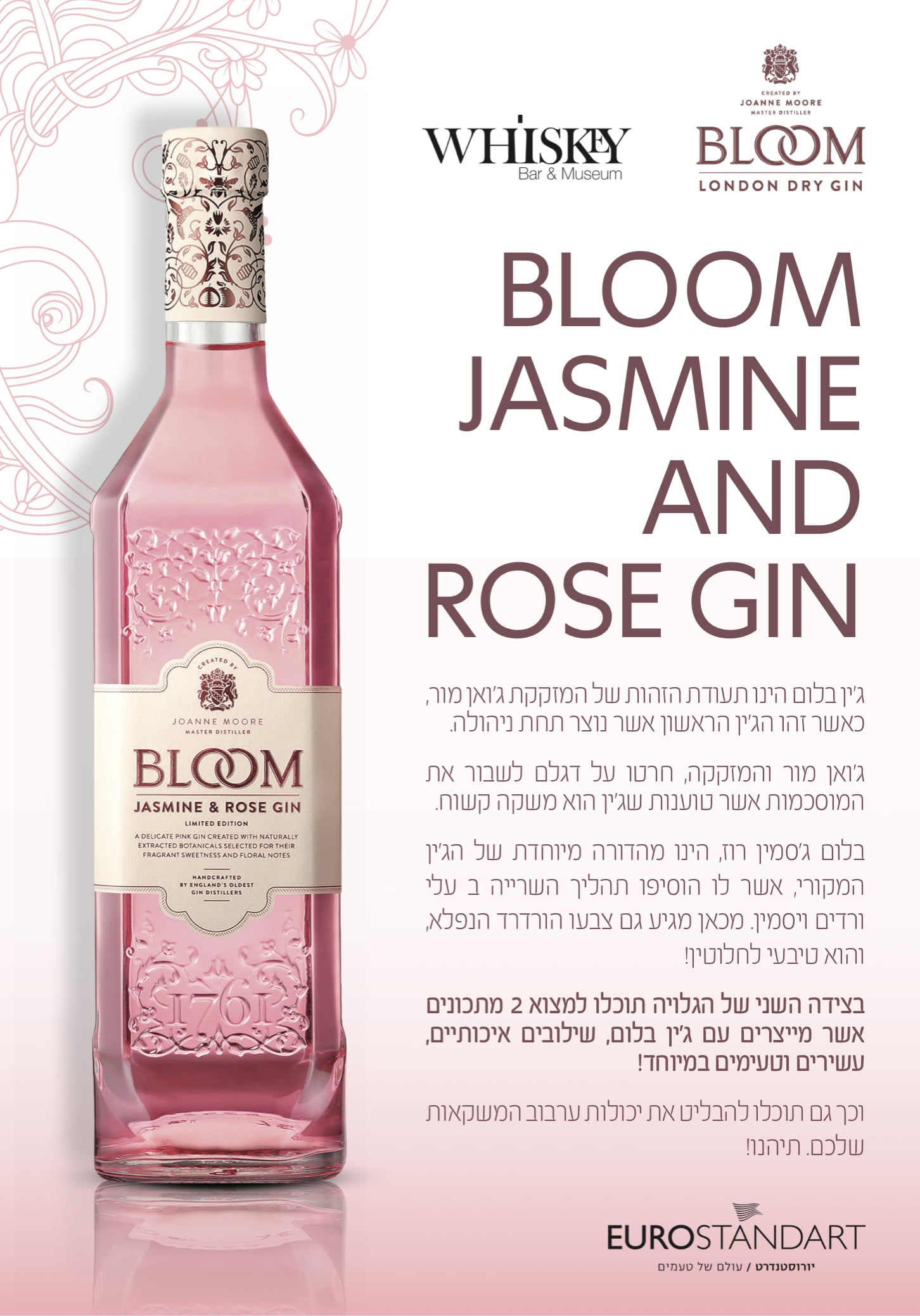 Bloom Jasmine and Rose Gin