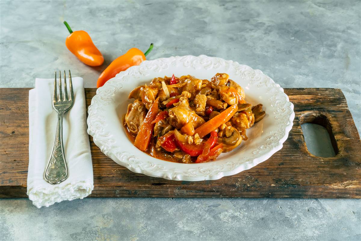 Chinese Stir-fried Chicken 