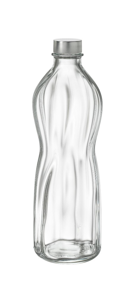 בקבוק מים עם פקק 1 ליטר AQUA