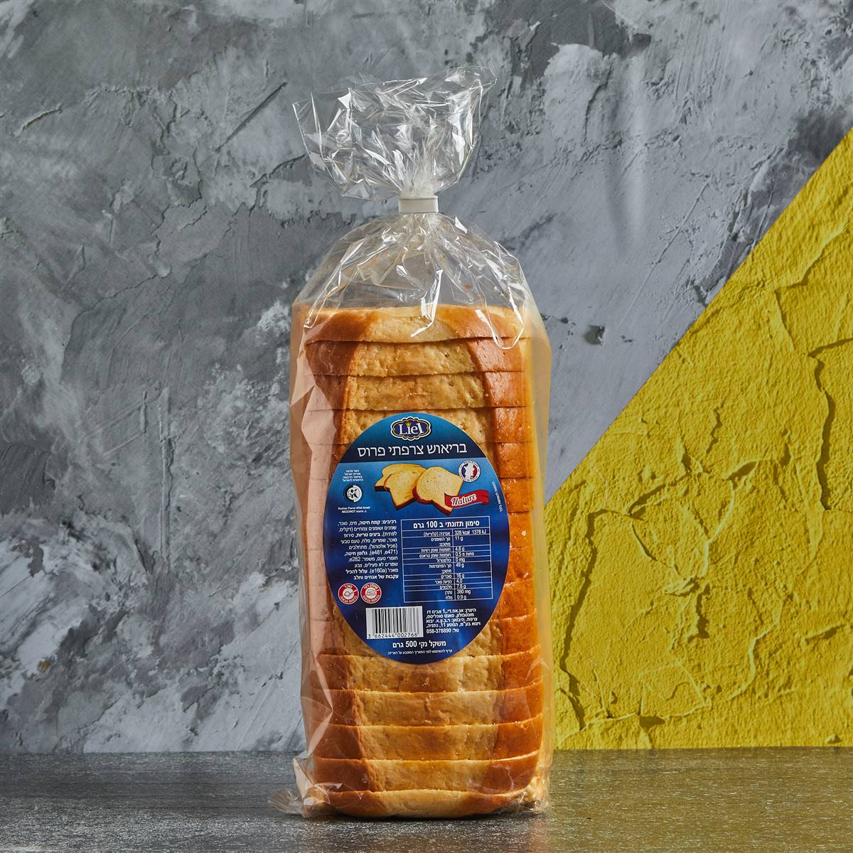 לחם בריוש צרפתי פרוס