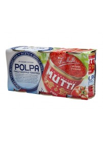 3 מארזים של POLPA שלישיית עגבניות חתוכות דק