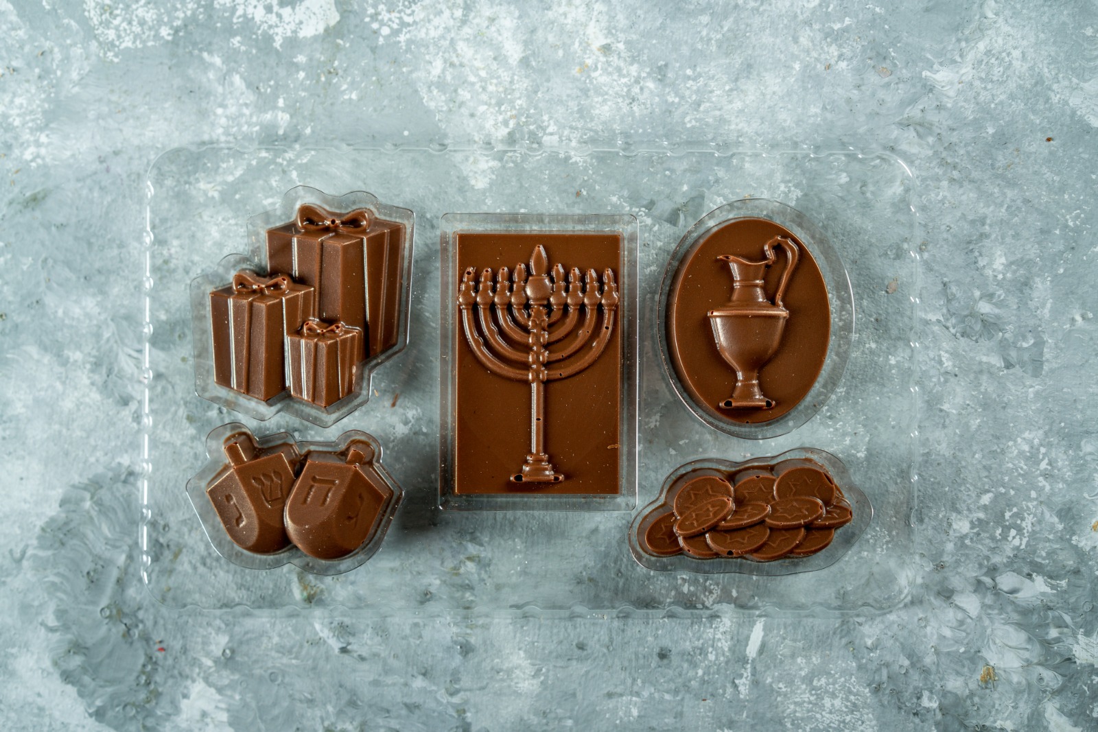 Chanukah-shaped delicious chocolate