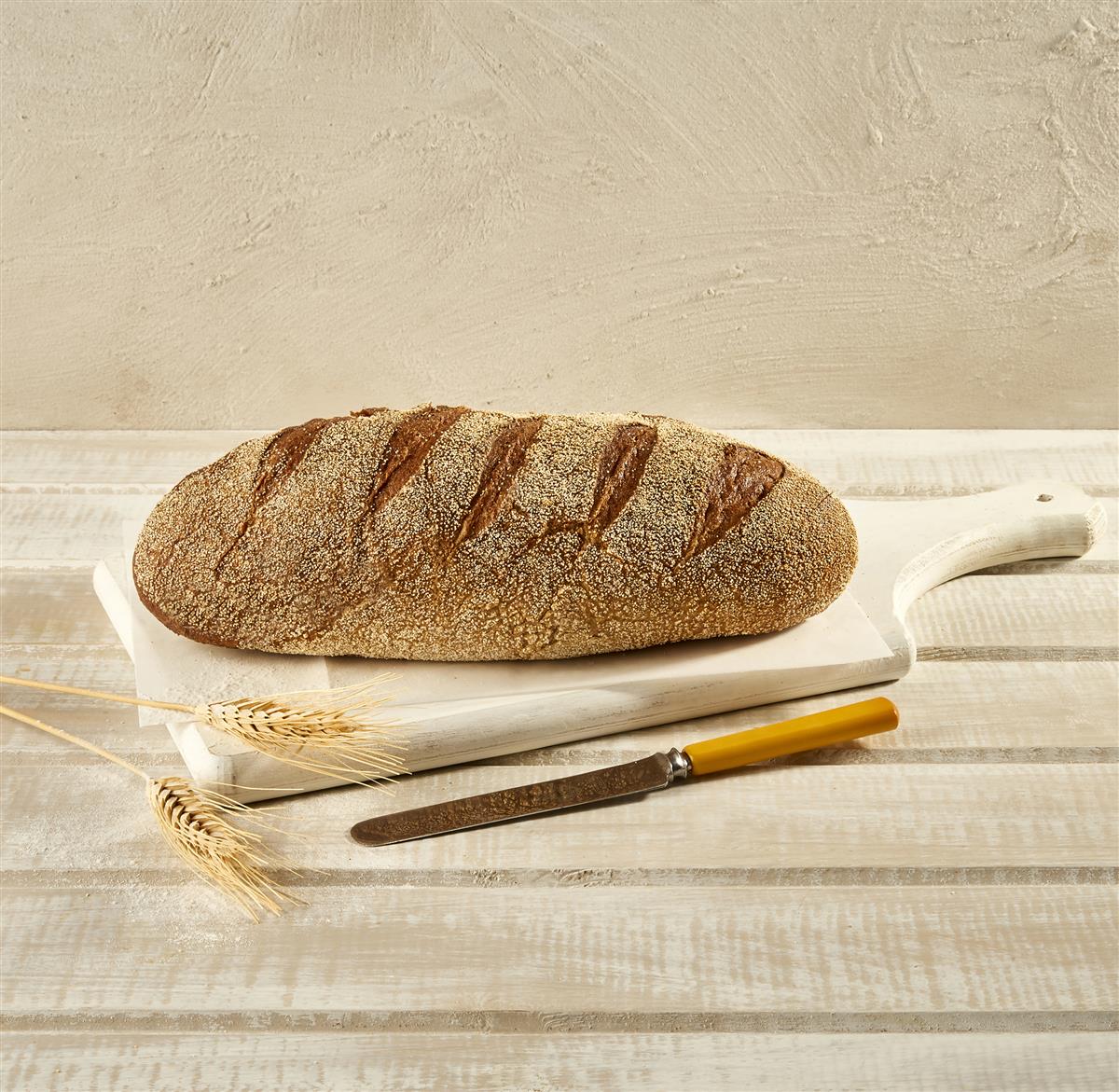 לחם צרפתי עם מחמצת 