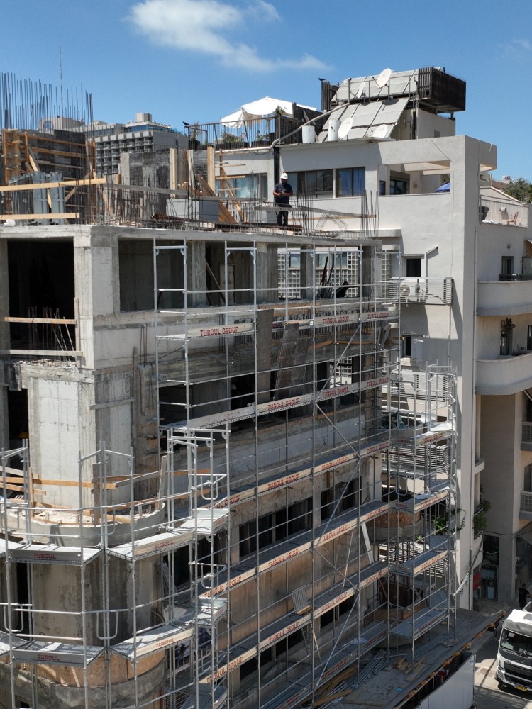 Front scaffolding – European and Israeli standard