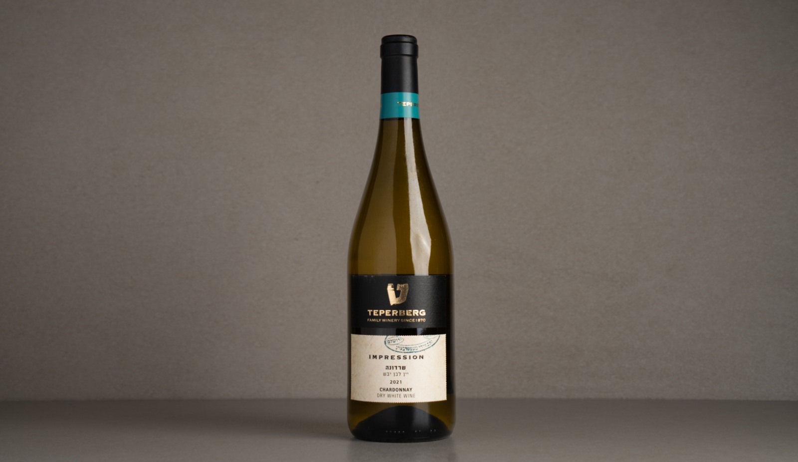 Dry white wine "Teperberg" Chardonnay 2021