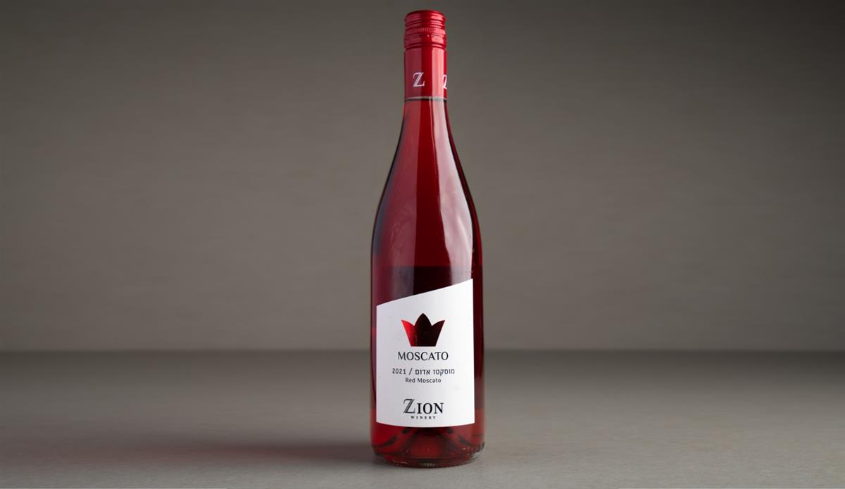 Sparkling red moscato wine "Zion" 2021