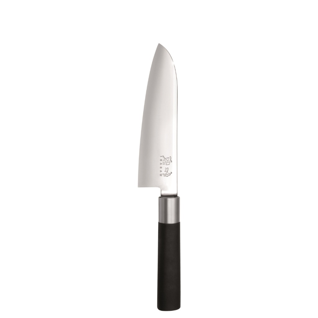 סכין סנטוקו 17 ס"מ KAI | Wasabi Black