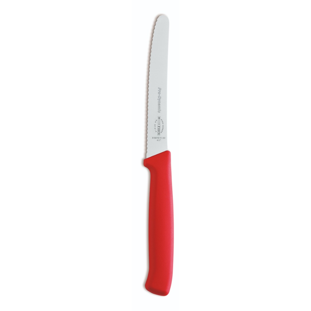 סכין עזר משוננת 11 ס"מ ידית אדומה DICK | ProDynamic