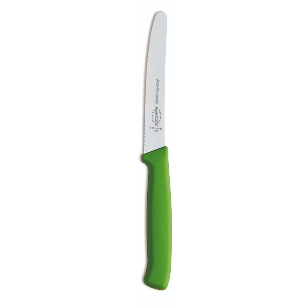 סכין עזר משוננת 11 ס"מ ידית ירוקה DICK | ProDynamic