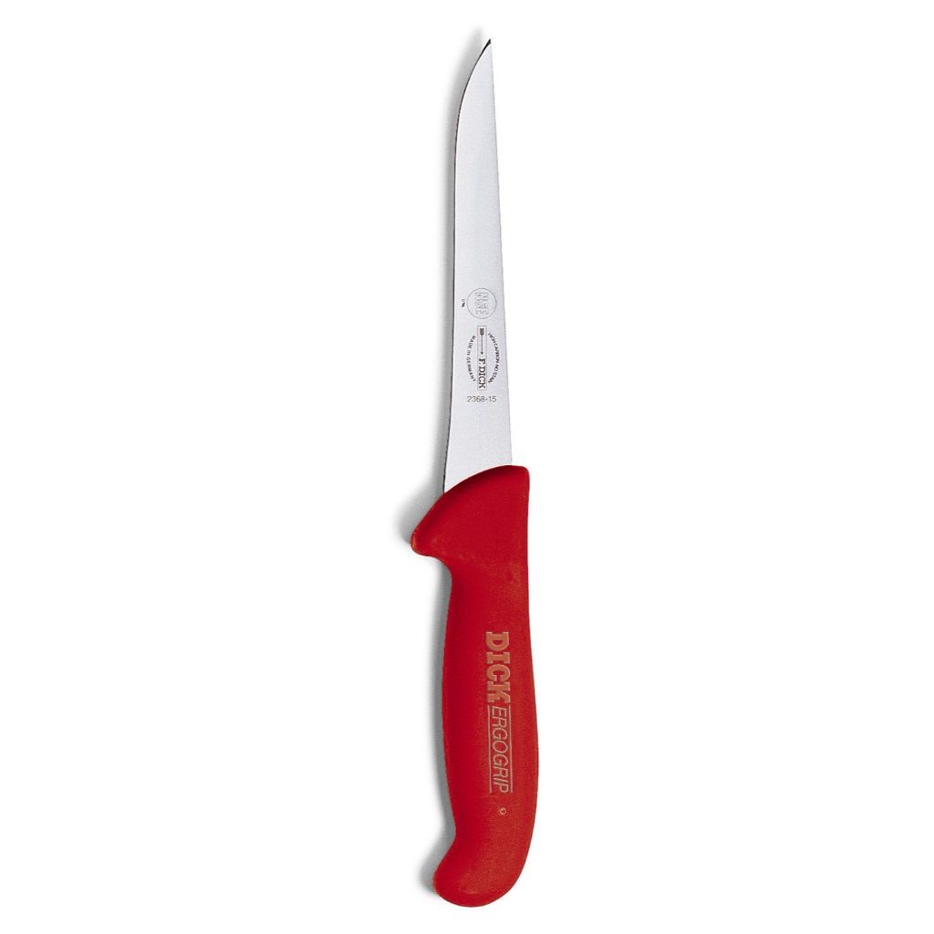 סכין פירוק 13 ס"מ ידית אדומה DICK | ErgoGrip