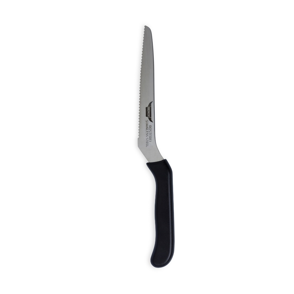 סכין מדורגת 14 ס"מ שחורה | BEROX