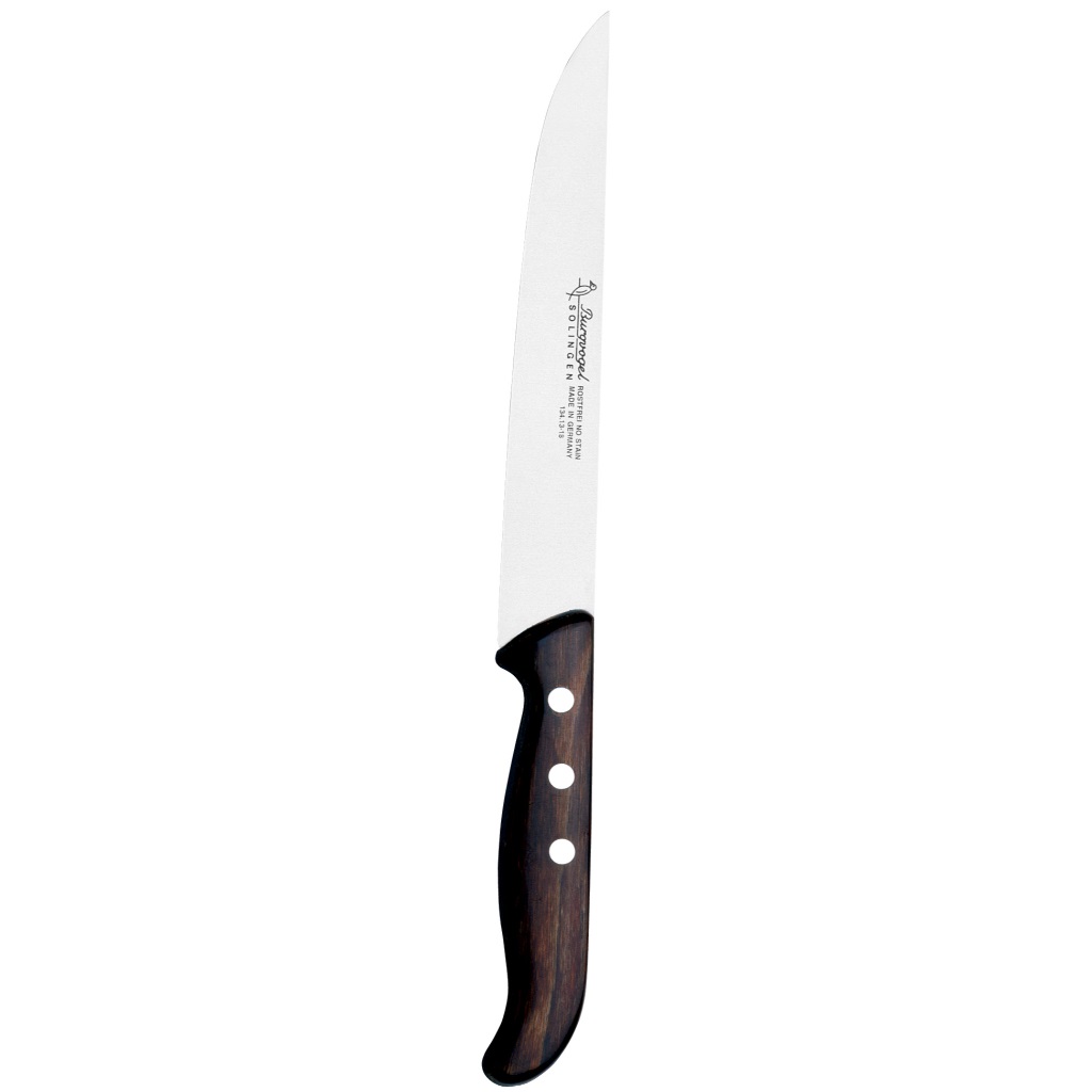 סכין בשר ידית עץ 18 ס"מ PAKKAWOOD BROWN | BV