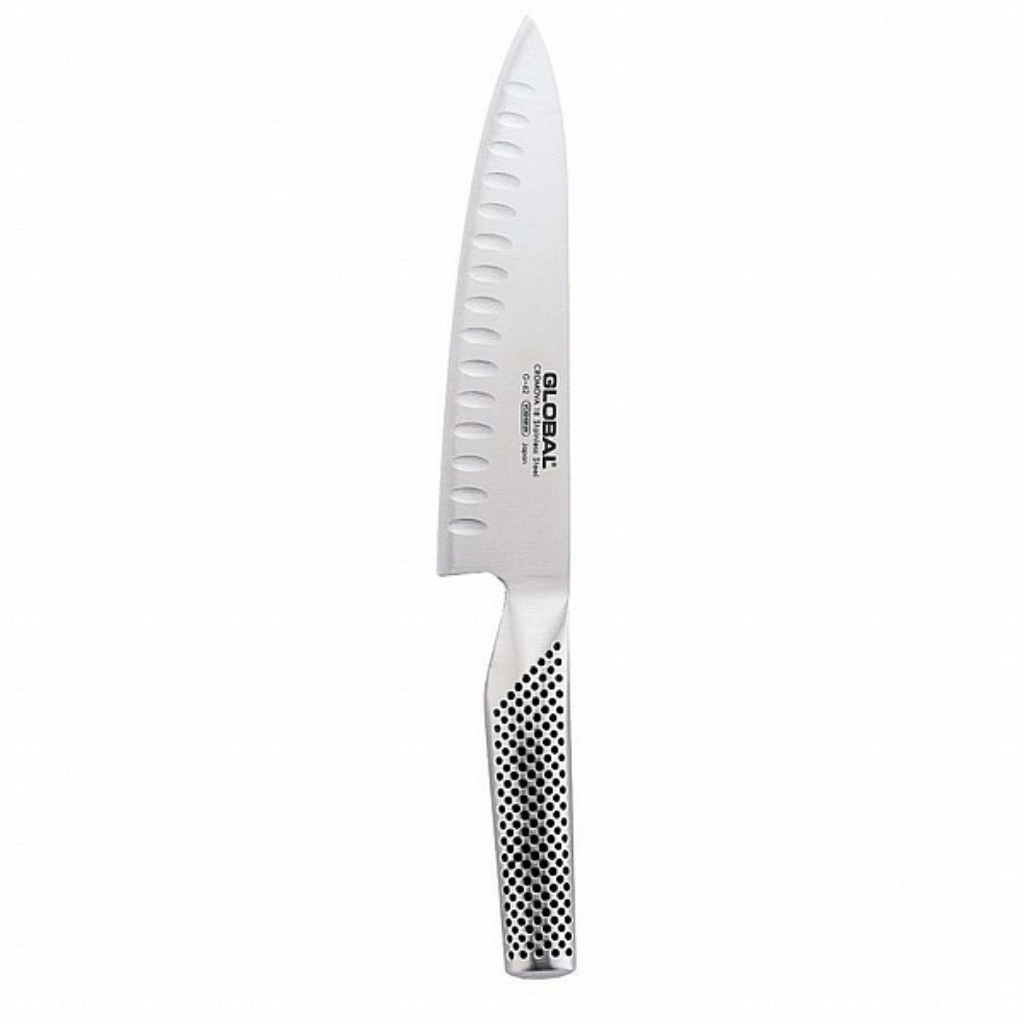 סכין שף חריצים 18 ס"מ GLOBAL | G-78