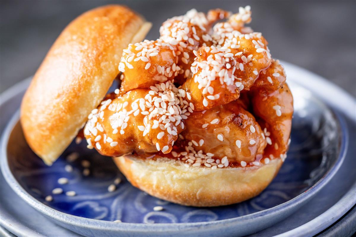 Sweet and Sour Chicken donut