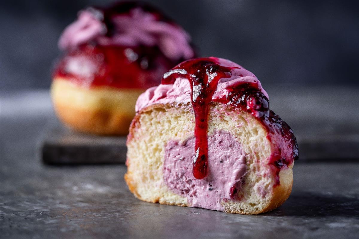 Blueberry Jam donuts