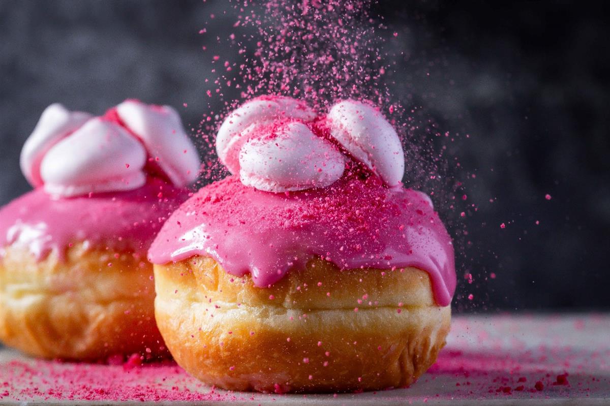 Pink Kisses donuts