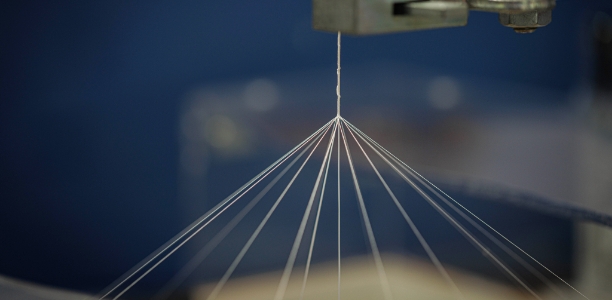 Industrial braiding of electrospun medical yarns