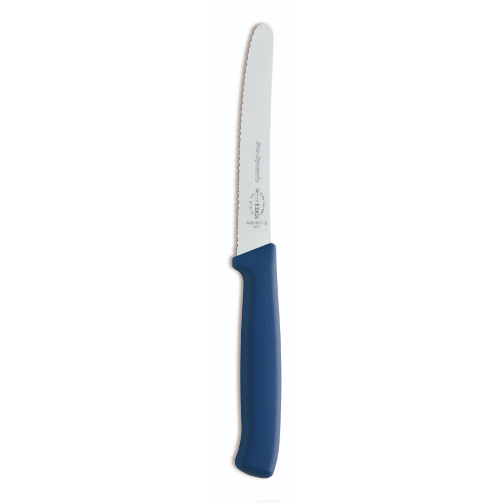 סכין עזר משוננת 11 ס"מ ידית כחולה DICK | ProDynamic